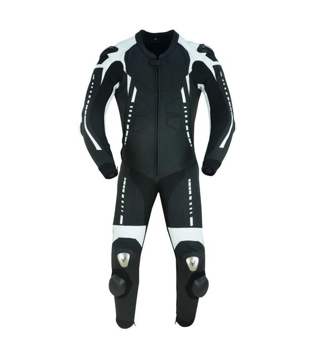 Fato completo de couro Moto S ate 3XL