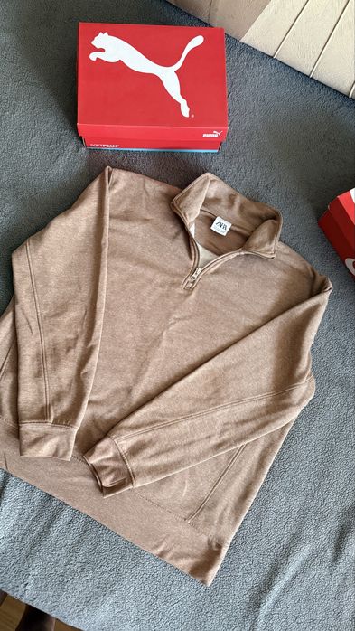 Полузамок Zara 1/3 zip zara оригінал