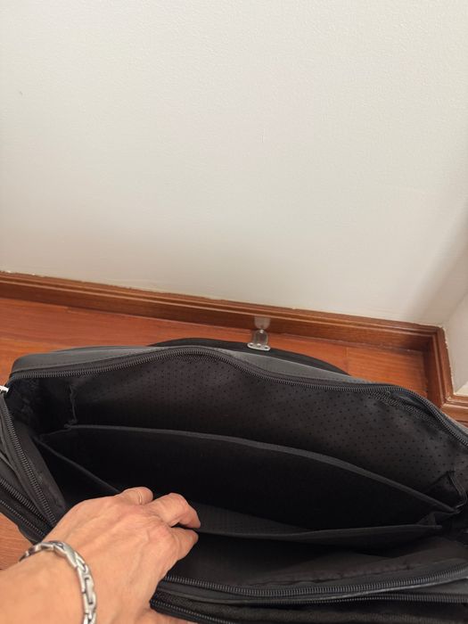 Bolsa executiva masculina de couro