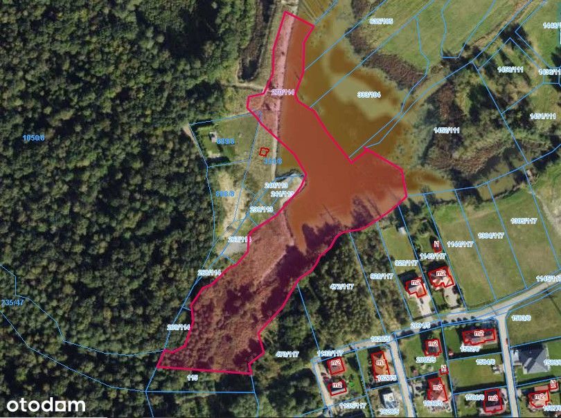 Kompleks działek jezioro las zieleń Mysłowice, Wesoła ul. Zacisze