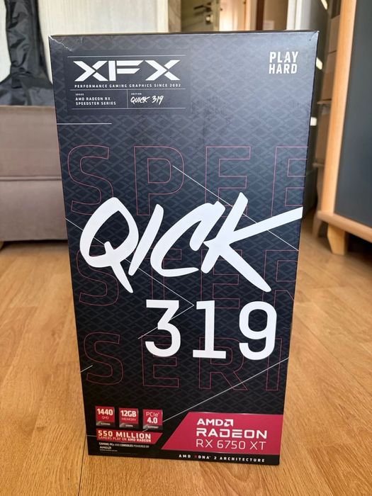 XFX Speedster AMD Radeon RX 6750 XT edition QICK 319