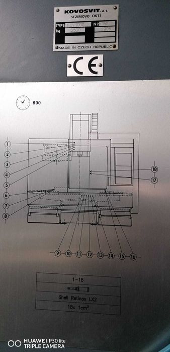 Máquina CNC MAS MCV 1000