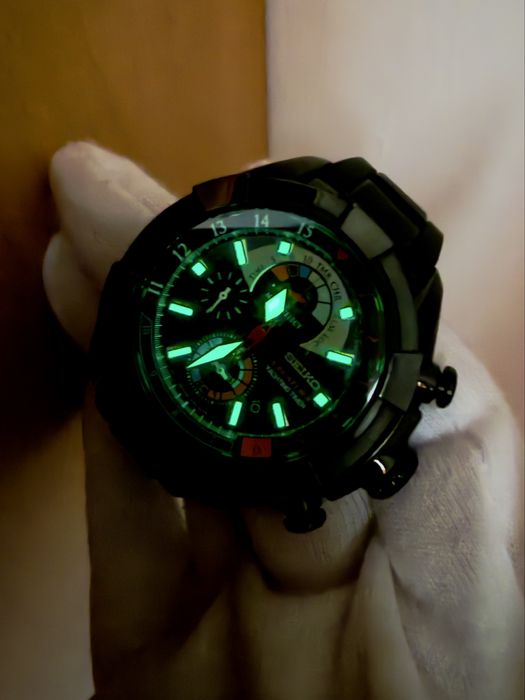 Seiko Velatura Yatching Timer Carbono