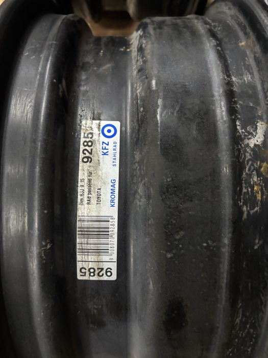 Felgi stalalowe 4x100 R15 toyota corolla e12 mazda honda