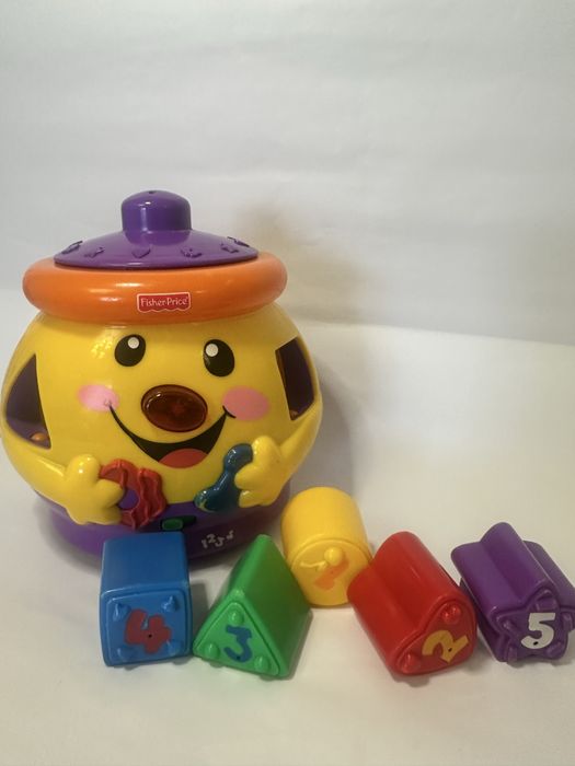 Іграшки Fisher-price розумне цуцення, пірамідка, горшечок