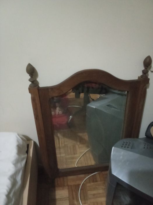 Espelho antigo de pousar