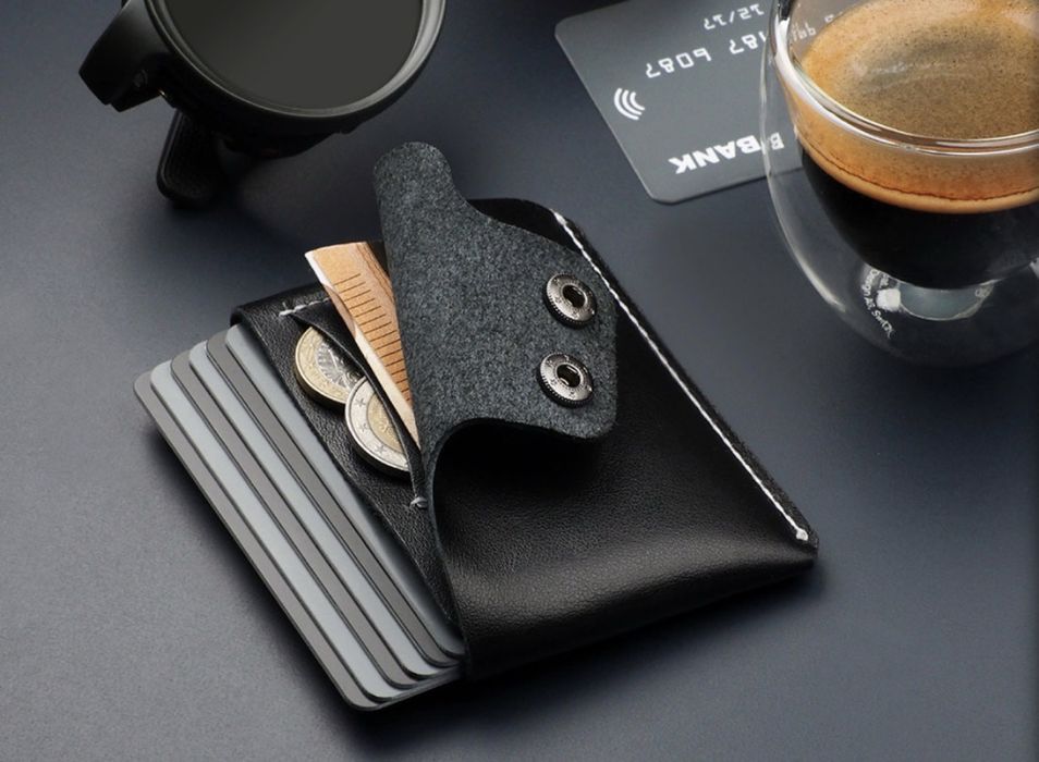 Гаманець шкіряний Pularys Hobby  чорний