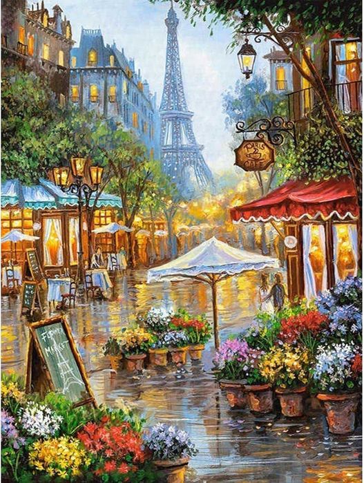 Diamond Painting Haft Diamentowy Malarstwo Krajobraz 34x44cm