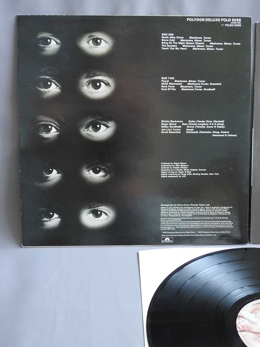 Rainbow Straight Between The Eyes LP 1982 UK пластинка 1 press NM ориг