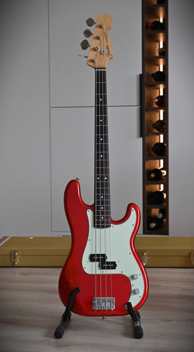 Fender Japan Precision Bass z lat 90, CAR, lekki 3,8 kg, gitara basowa precel