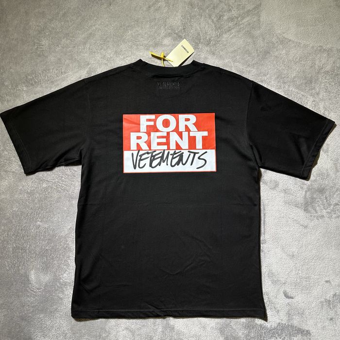 Футболка Vetements FOR RENT BLACK S M L