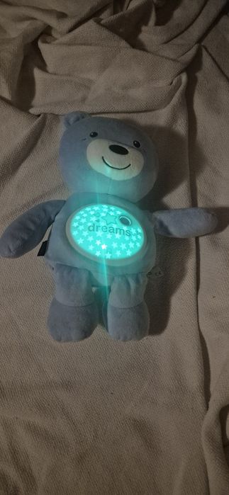 Fajny Chicco Miś Z Projektorem FIRST DREAMS 0m+ NIEBIESKI