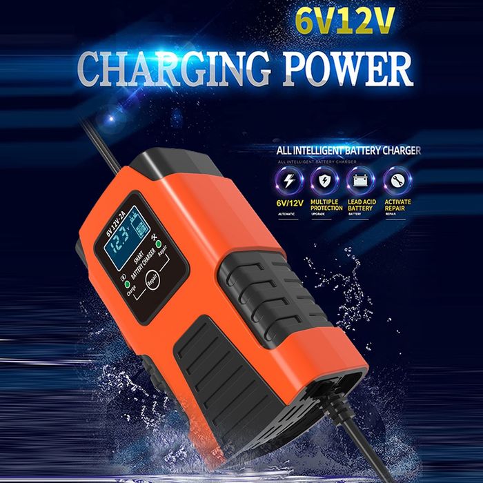 Carregador bateria automotivo 6v e 12v SELADO