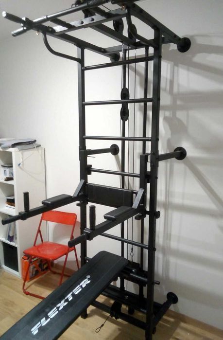 Siłownia domowa Kraft System 3 w 1 + wyciąg górny, dolny