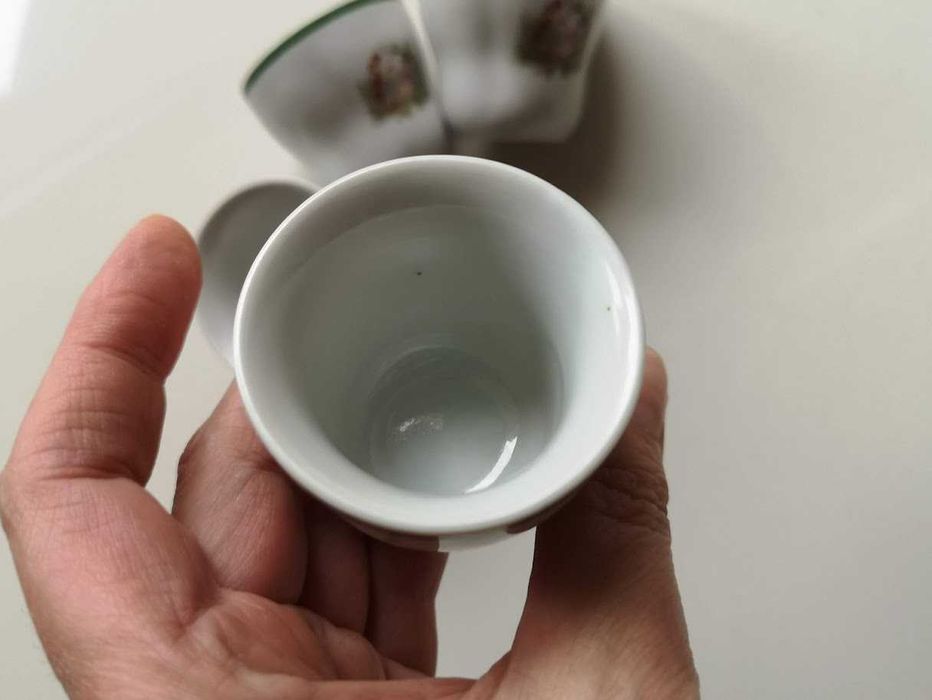 kieliszki do jajek Bogudzice PRL