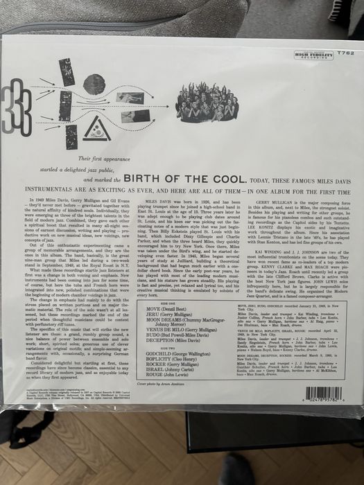 Miles Davis - Birth of the Cool LP Tone Poet blue note 2026