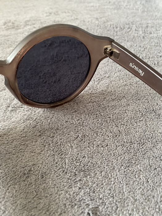 Sinsay okulary przeciwsłoneczne okrągłe