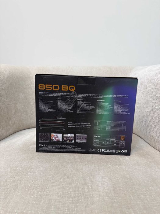 Zasilacz EVGA BQ 850 (110-BQ-0850-V2) | zadbany | 1 właściciel