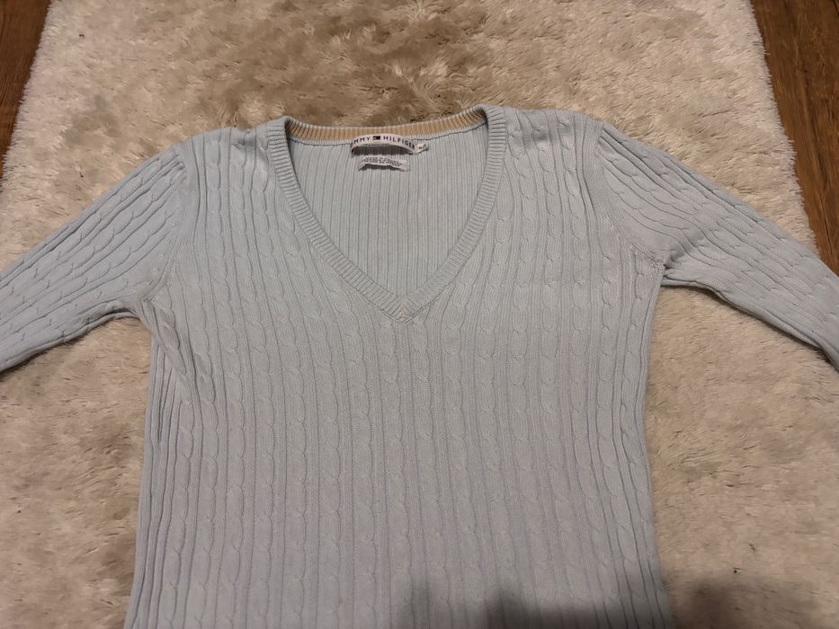 Niebieski sweter Damski Tommy Hilfiger