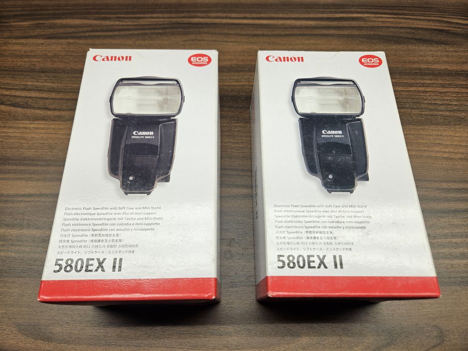 Conjunto de 2 flashes Canon 580 EX II