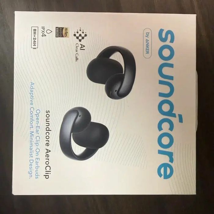 Навушники для спорту Anker soundcore AeroClip Black