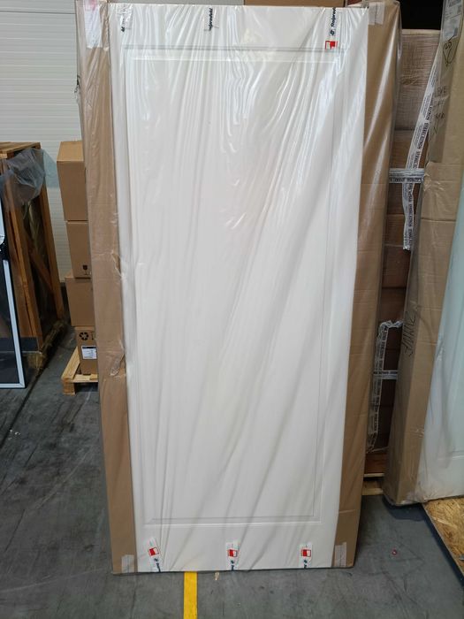 Sprzedam Skrzydło Drzwi Zewnętrznych BIAŁE "90" Prawe 2 zamki