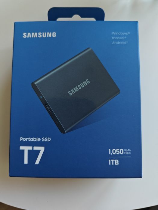 Samsung portable T7 1TB SSD USB 3.2 dysk zewnętrzny