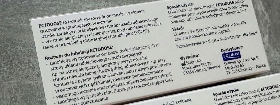 Ectodose opakowanie do inhalacji