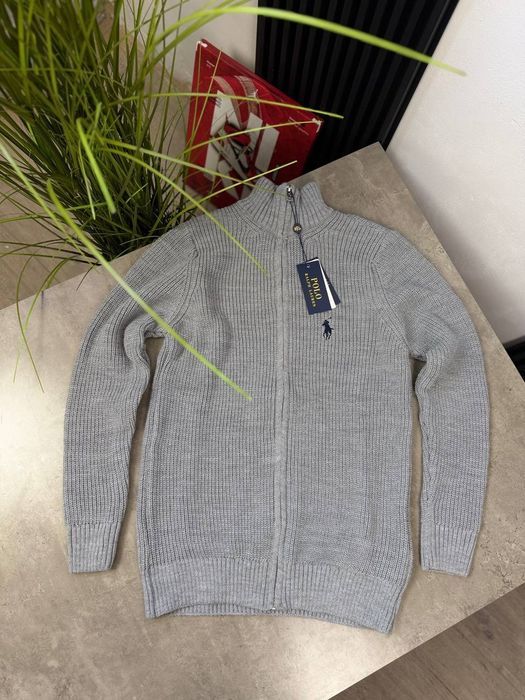 свитр кофта кардиган Вʼязана Polo Ralph Lauren зип zip old MONEY