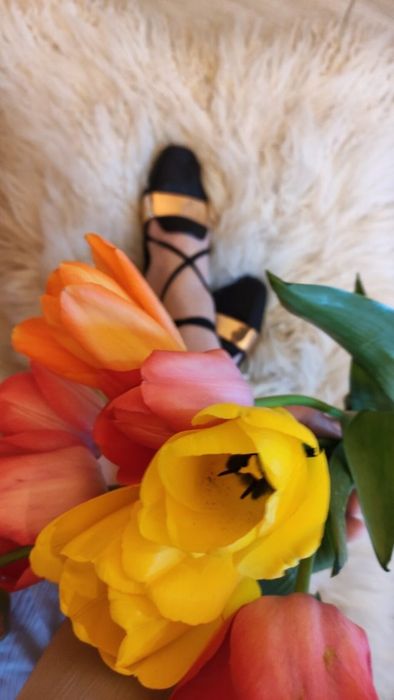 Мюлі  б/у ,натуральна шкіра