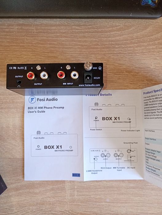 Підсилювач звуку Fosi Audio Box x1