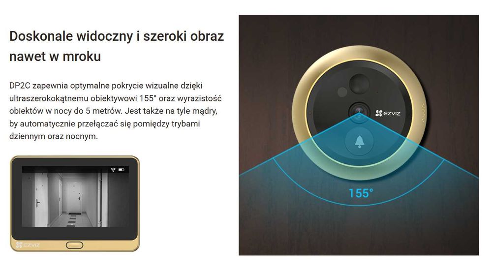 Ezviz DP2 Wizjer WiFi