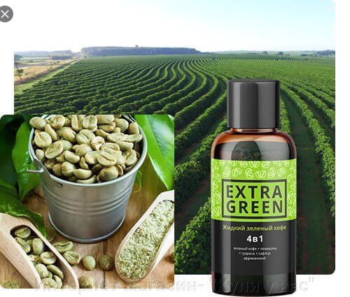 Extra Green - Жидкий зеленый кофе для похудения 4 в 1 (Экстра Грин): 99  грн. - Продукты питания / напитки Киев на Olx