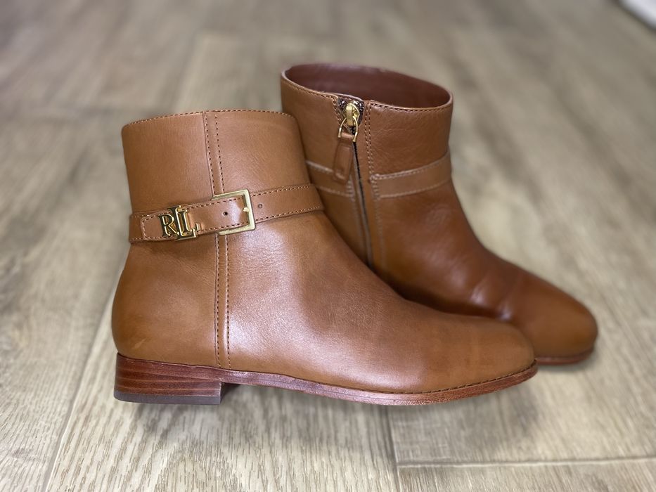 Шкіряні черевики Ralph Lauren, оригінал, 38 розмір