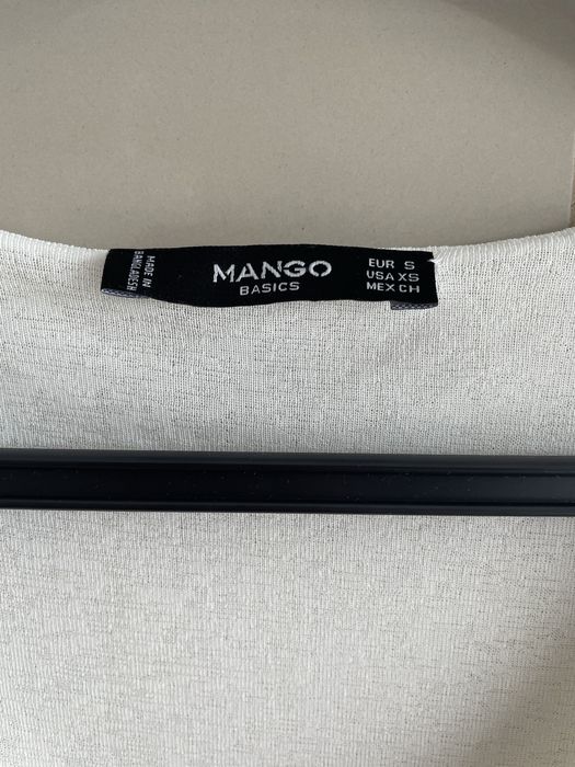 Top branco Mango