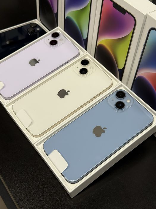 New open iphone 14 128gb blue, starlight, purple, black