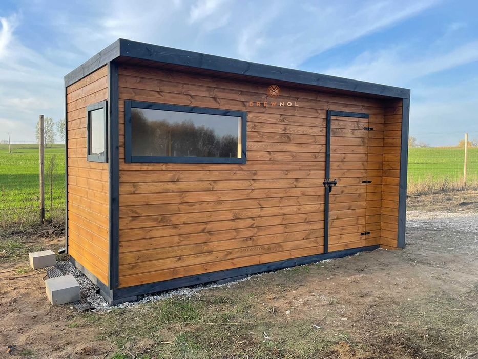 domek narzedziowy / nowoczesny / plaski dach / domek / domki /schowek