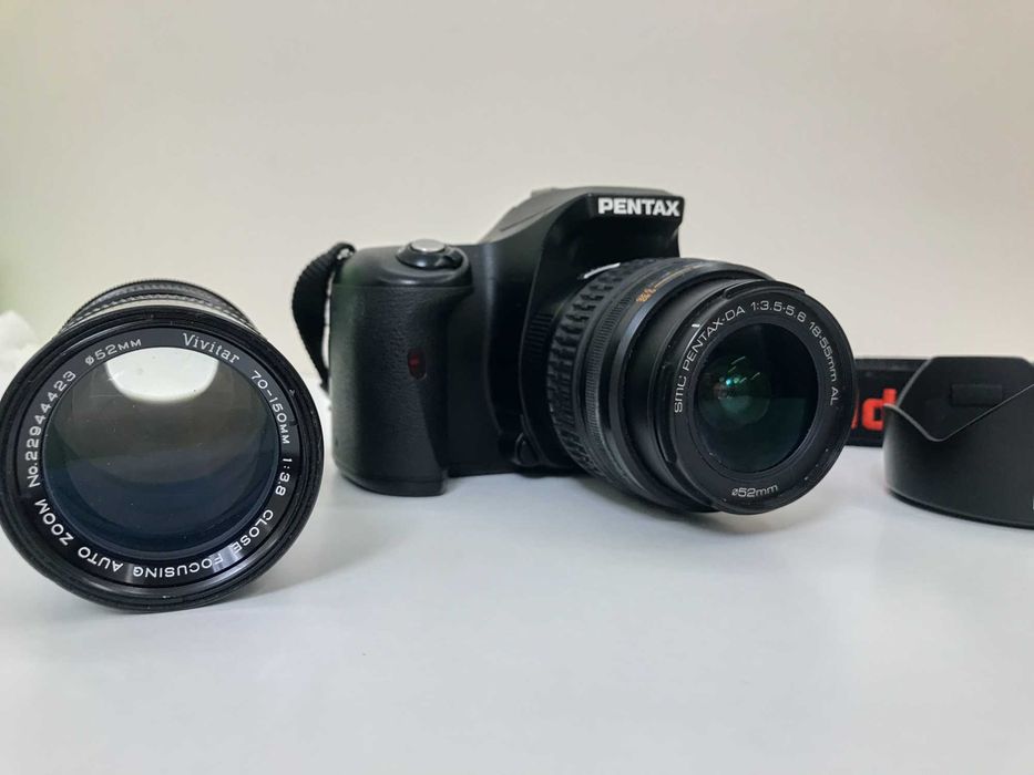 Pentax K110D стан нової, 5350 кадрів, + Vivitar 70-150 1:3.8 (мануальний)