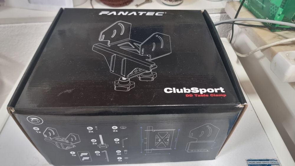 Fanatec Clubsport tablet clamp