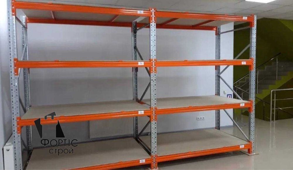 СТЕЛАЖІ палетні бу, полочные стеллажи бу, стелажі полочні БУ купити