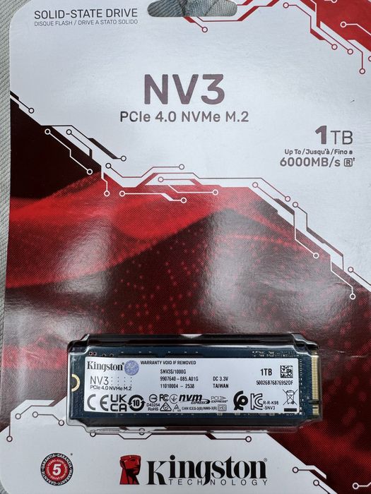 Поодам ssd kingston 1tb