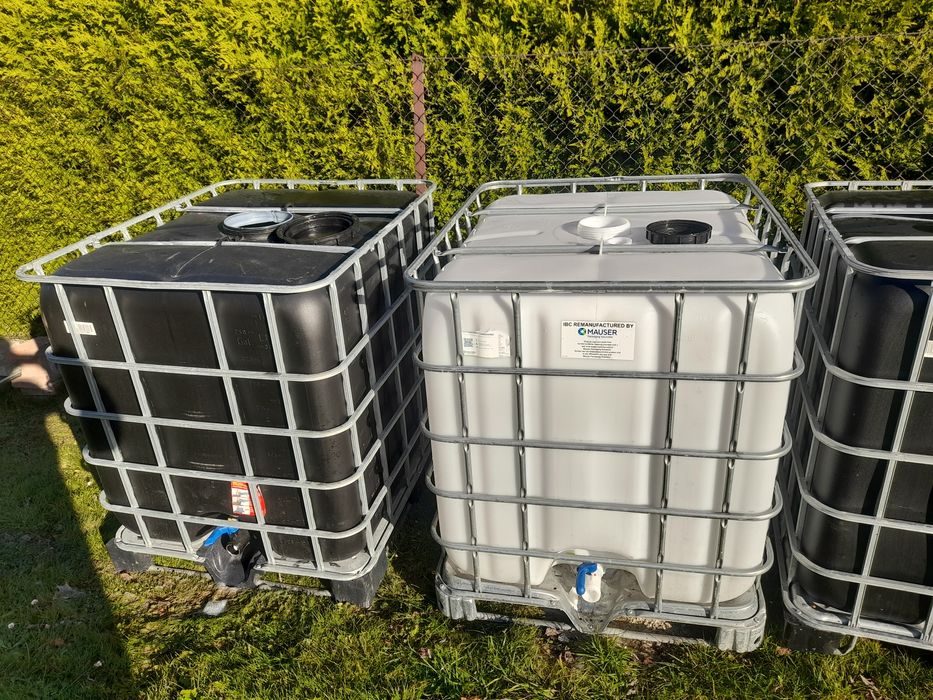 Mauzer 1000l czysty na budowę do ogrodu podlewanie