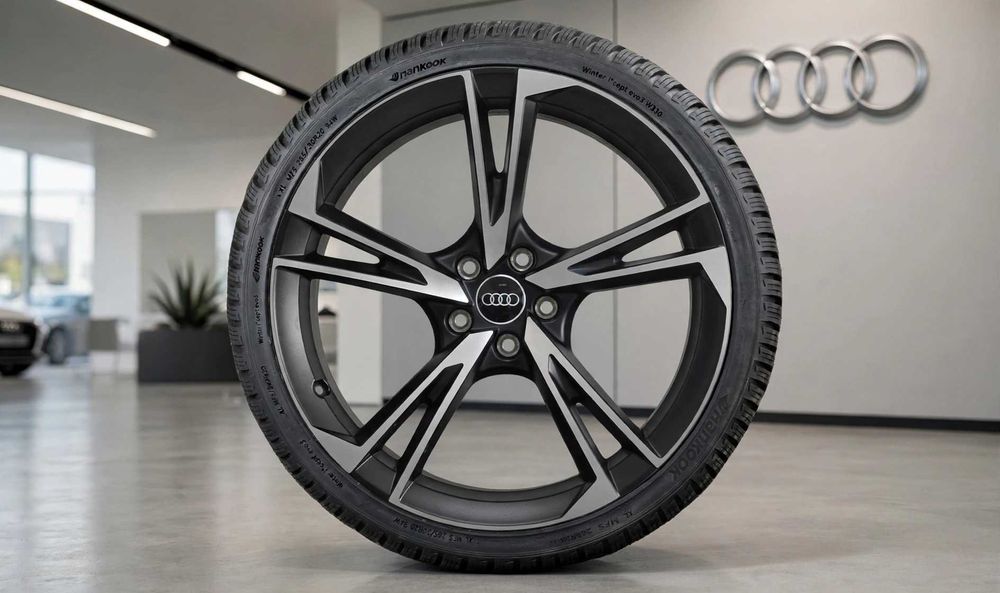 AUDI OEM Falx 8W0071490A 9Jx20 ET34 5x112 A4 A5 + Hankook Winter i*cept evo3 W330 265/30R20 94W Zima