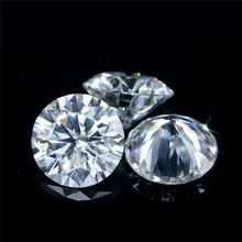 Brylant Moissanit 4mm-0.3CT VVS1-D