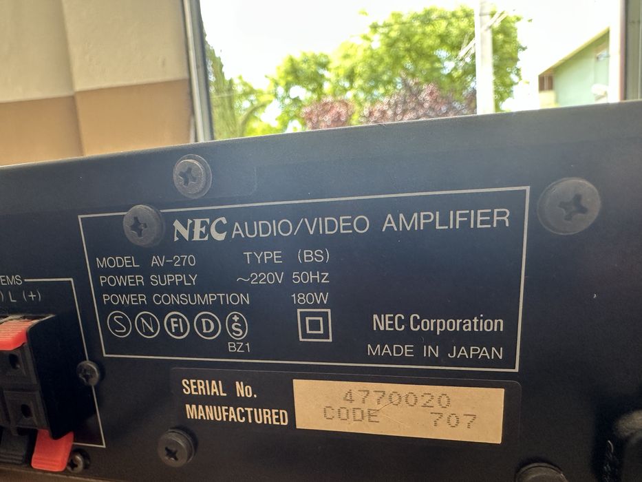 NEC AV-280PRO — Processador Surround
