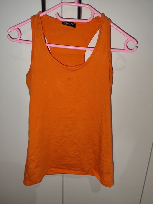 Codzienny sportowy na szelkach t-shirt damski 34