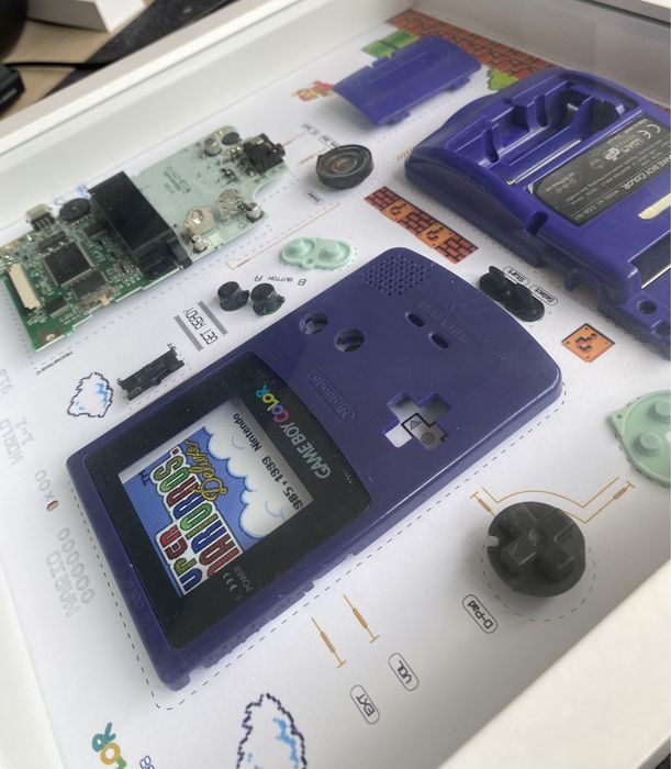 Moldura gameboy - super mario