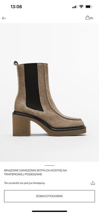 Massimo dutty skorzane botki nowe 38