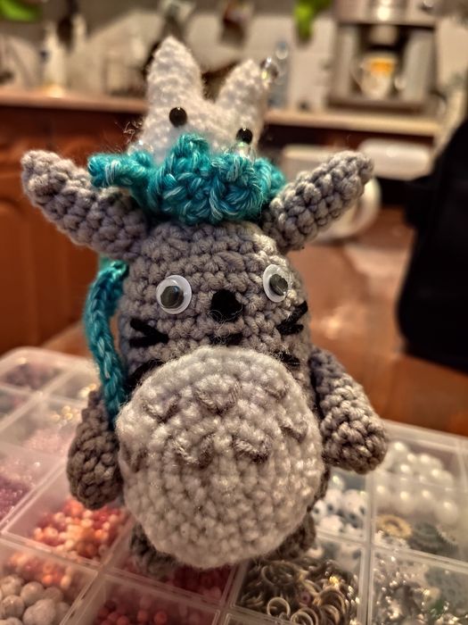 Тоторо в'язана іграшка