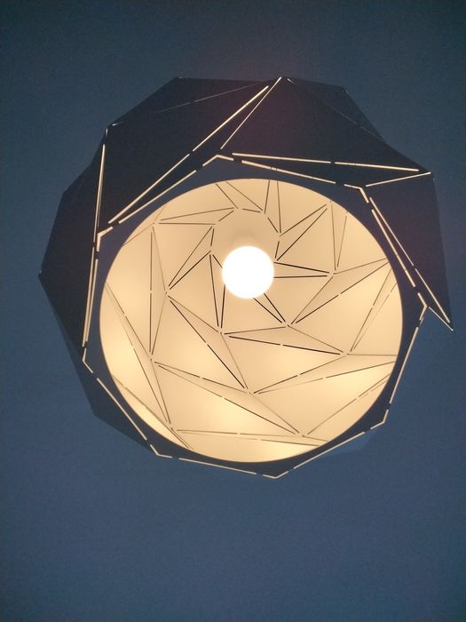 Candeeiro Branco Semi-Novo